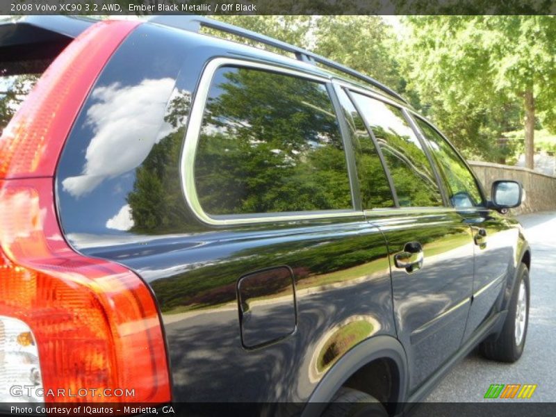Ember Black Metallic / Off Black 2008 Volvo XC90 3.2 AWD