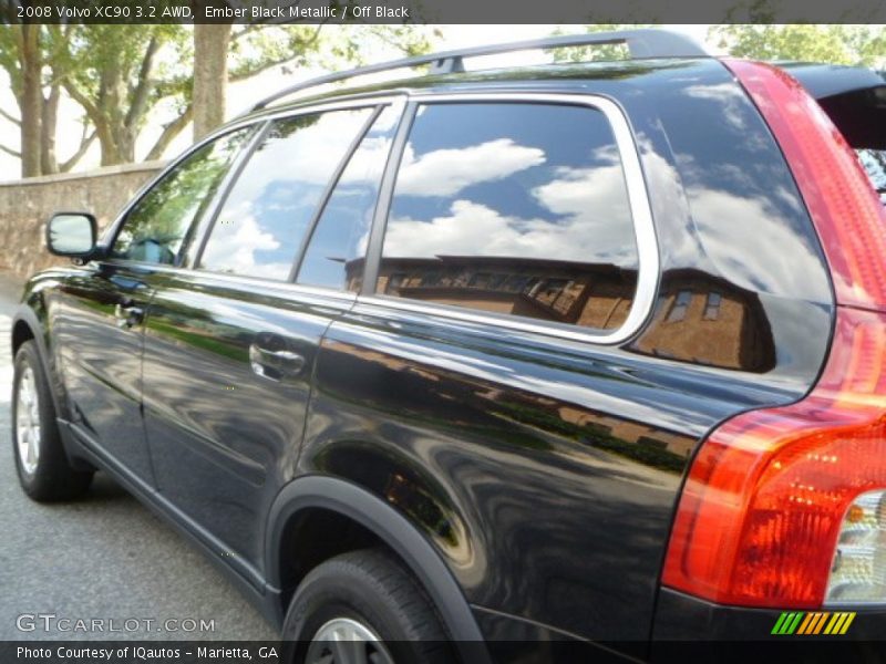Ember Black Metallic / Off Black 2008 Volvo XC90 3.2 AWD