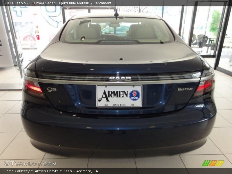 Fjord Blue Metallic / Parchment 2011 Saab 9-5 Turbo4 Sedan