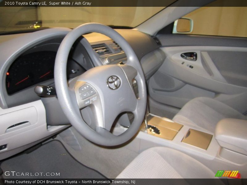 Super White / Ash Gray 2010 Toyota Camry LE