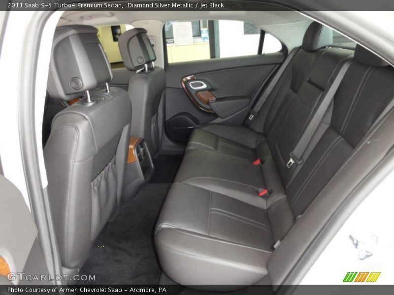 Diamond Silver Metallic / Jet Black 2011 Saab 9-5 Turbo4 Premium Sedan