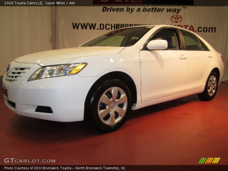 Super White / Ash 2009 Toyota Camry LE