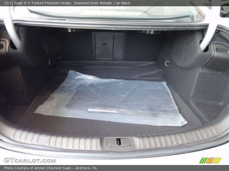 Diamond Silver Metallic / Jet Black 2011 Saab 9-5 Turbo4 Premium Sedan