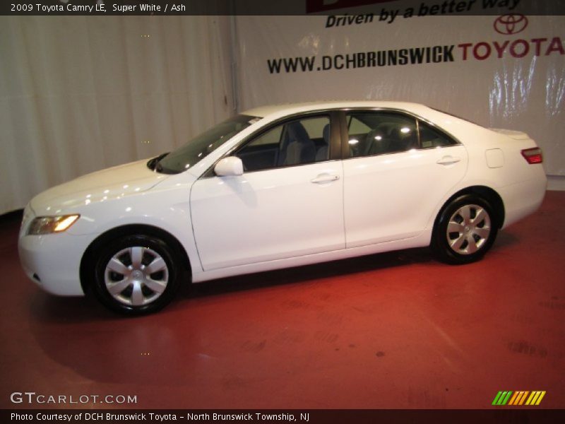 Super White / Ash 2009 Toyota Camry LE
