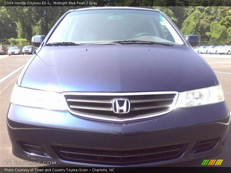 Midnight Blue Pearl / Gray 2004 Honda Odyssey EX-L