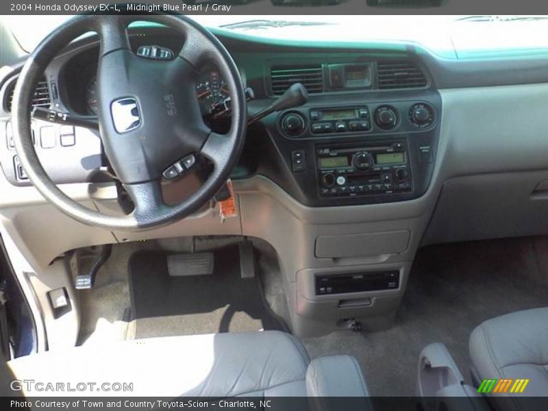 Midnight Blue Pearl / Gray 2004 Honda Odyssey EX-L