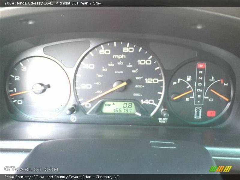 Midnight Blue Pearl / Gray 2004 Honda Odyssey EX-L