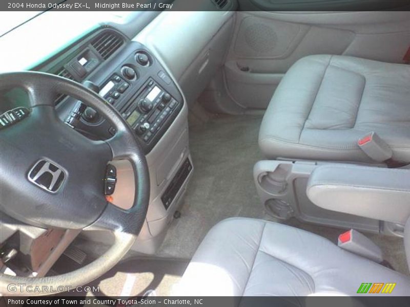 Midnight Blue Pearl / Gray 2004 Honda Odyssey EX-L