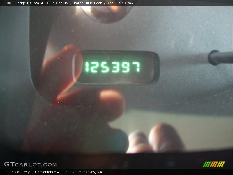 Patriot Blue Pearl / Dark Slate Gray 2003 Dodge Dakota SLT Club Cab 4x4