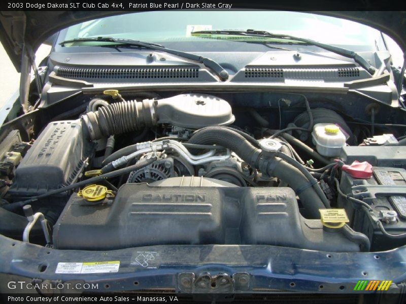  2003 Dakota SLT Club Cab 4x4 Engine - 3.9 Liter OHV 12-Valve V6