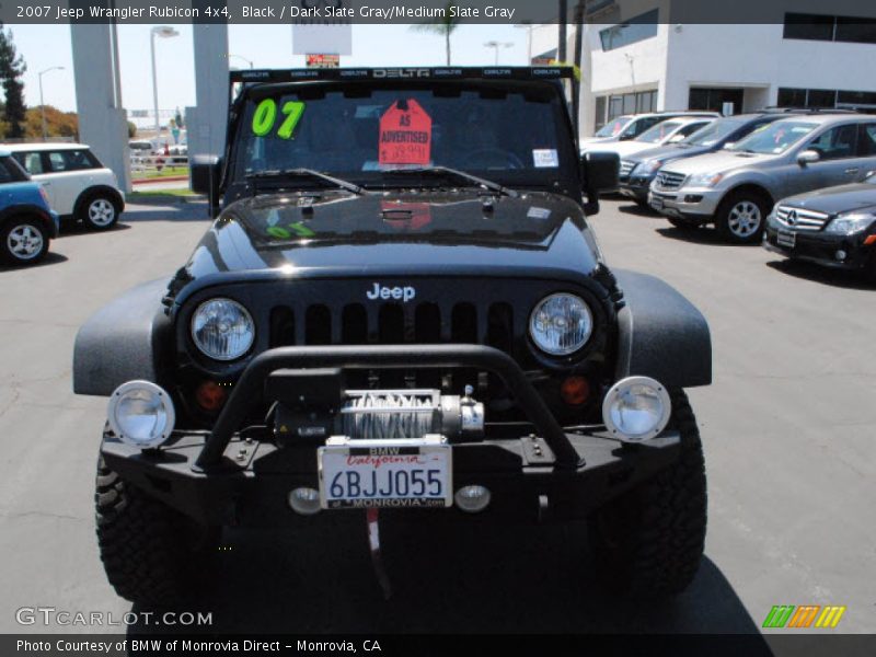 Black / Dark Slate Gray/Medium Slate Gray 2007 Jeep Wrangler Rubicon 4x4
