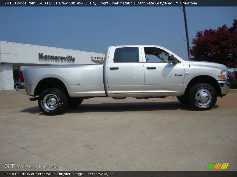 Bright Silver Metallic / Dark Slate Gray/Medium Graystone 2011 Dodge Ram 3500 HD ST Crew Cab 4x4 Dually