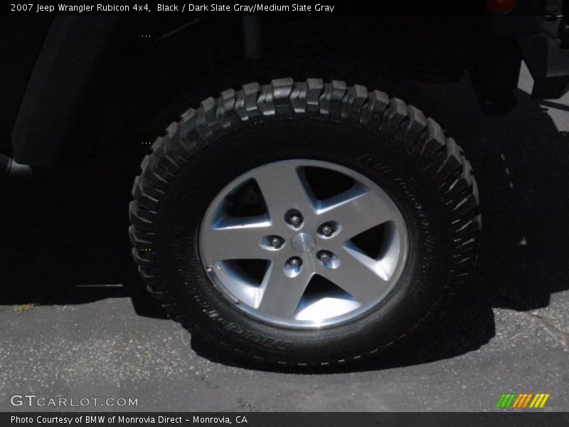 Black / Dark Slate Gray/Medium Slate Gray 2007 Jeep Wrangler Rubicon 4x4