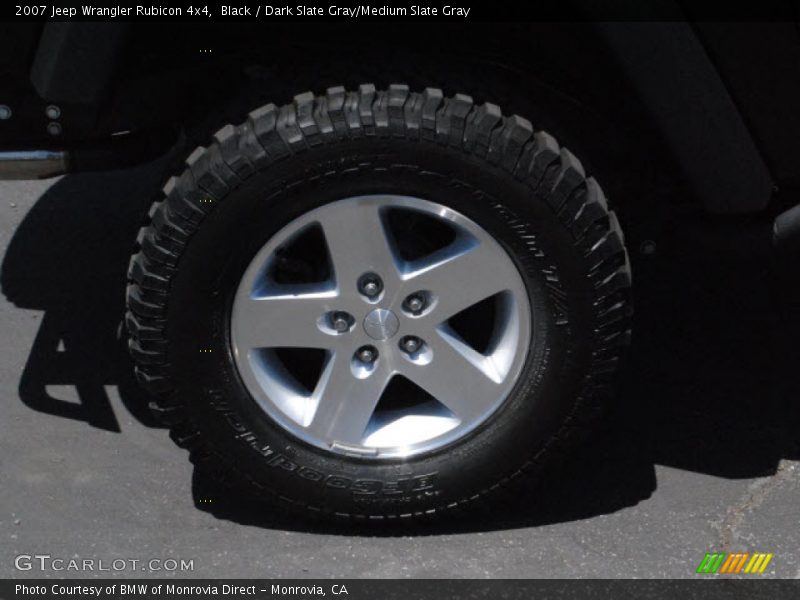 Black / Dark Slate Gray/Medium Slate Gray 2007 Jeep Wrangler Rubicon 4x4