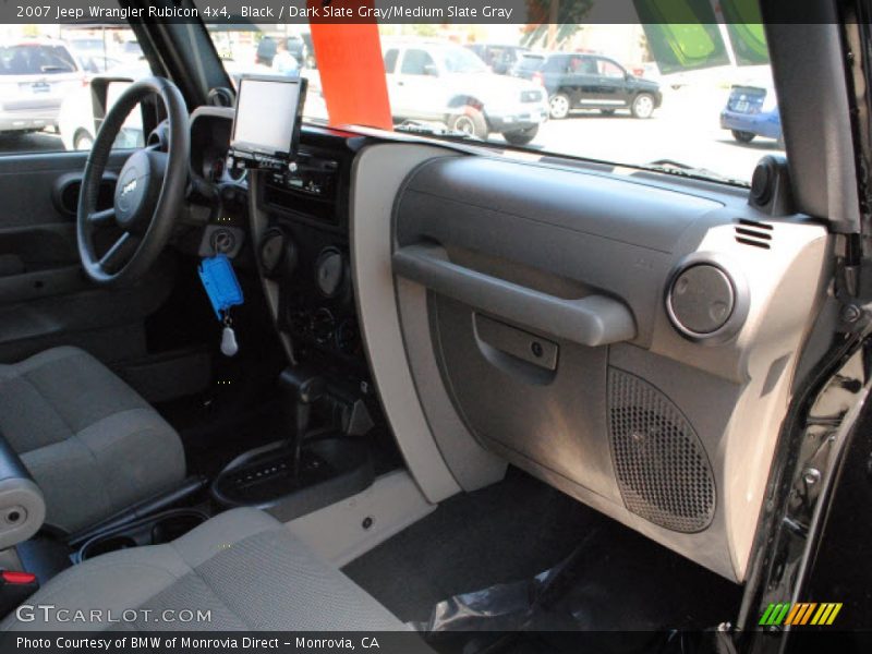 Black / Dark Slate Gray/Medium Slate Gray 2007 Jeep Wrangler Rubicon 4x4