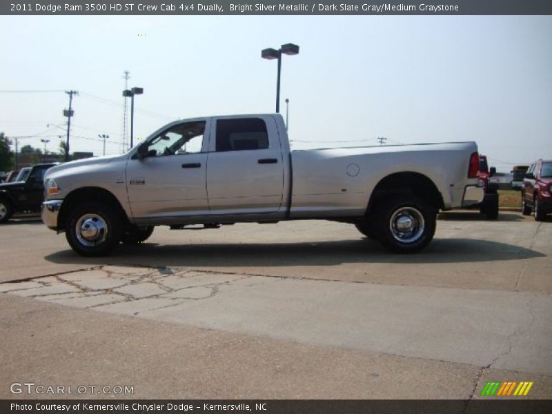 Bright Silver Metallic / Dark Slate Gray/Medium Graystone 2011 Dodge Ram 3500 HD ST Crew Cab 4x4 Dually