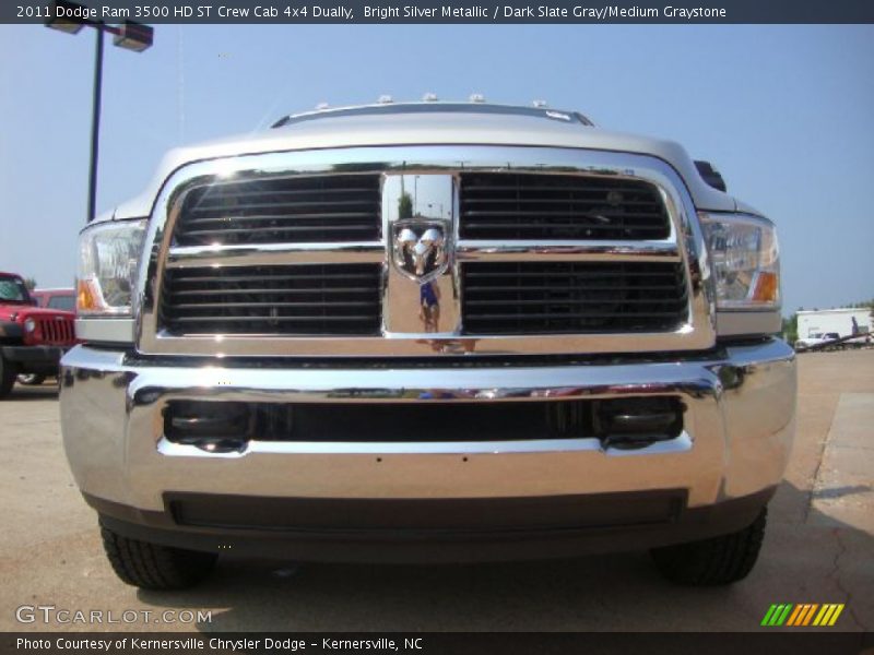Bright Silver Metallic / Dark Slate Gray/Medium Graystone 2011 Dodge Ram 3500 HD ST Crew Cab 4x4 Dually
