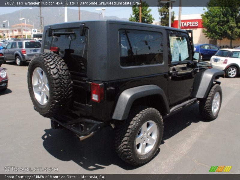 Black / Dark Slate Gray/Medium Slate Gray 2007 Jeep Wrangler Rubicon 4x4