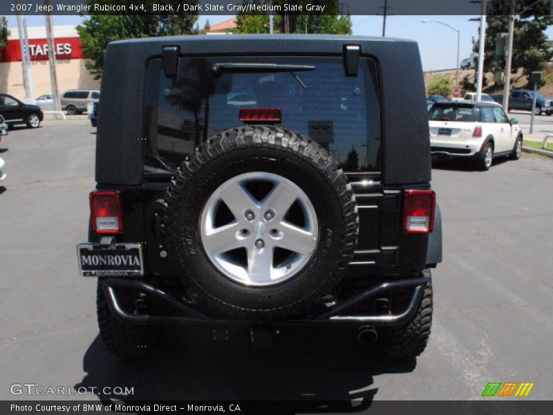 Black / Dark Slate Gray/Medium Slate Gray 2007 Jeep Wrangler Rubicon 4x4