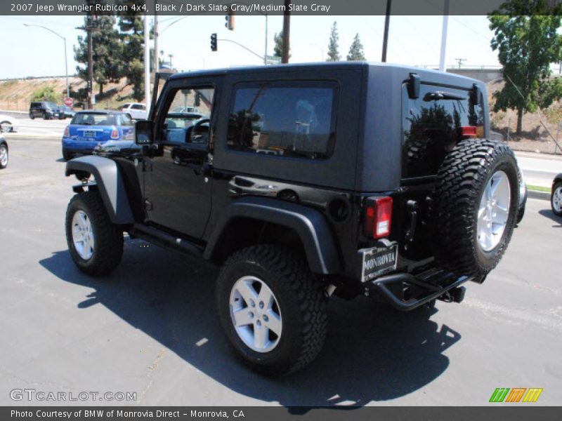 Black / Dark Slate Gray/Medium Slate Gray 2007 Jeep Wrangler Rubicon 4x4