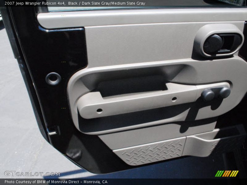 Black / Dark Slate Gray/Medium Slate Gray 2007 Jeep Wrangler Rubicon 4x4
