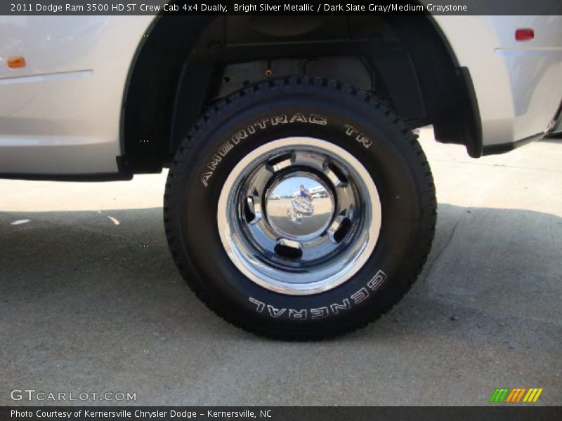 Bright Silver Metallic / Dark Slate Gray/Medium Graystone 2011 Dodge Ram 3500 HD ST Crew Cab 4x4 Dually