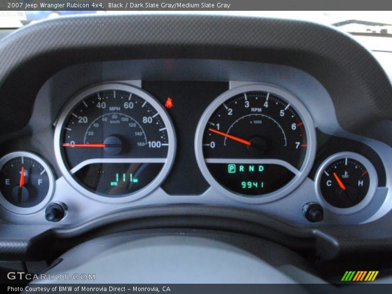  2007 Wrangler Rubicon 4x4 Rubicon 4x4 Gauges