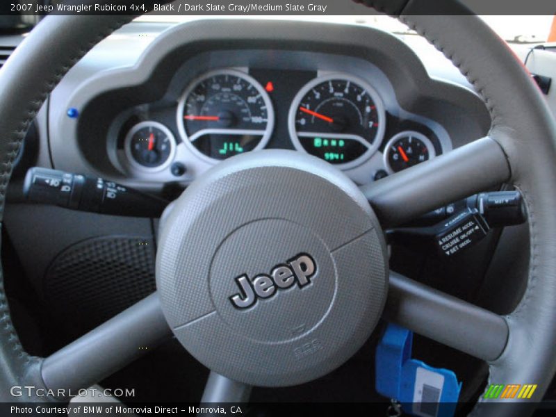 Black / Dark Slate Gray/Medium Slate Gray 2007 Jeep Wrangler Rubicon 4x4