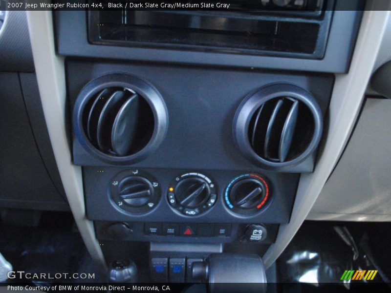 Black / Dark Slate Gray/Medium Slate Gray 2007 Jeep Wrangler Rubicon 4x4
