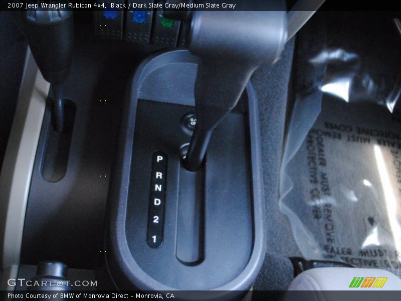 Black / Dark Slate Gray/Medium Slate Gray 2007 Jeep Wrangler Rubicon 4x4