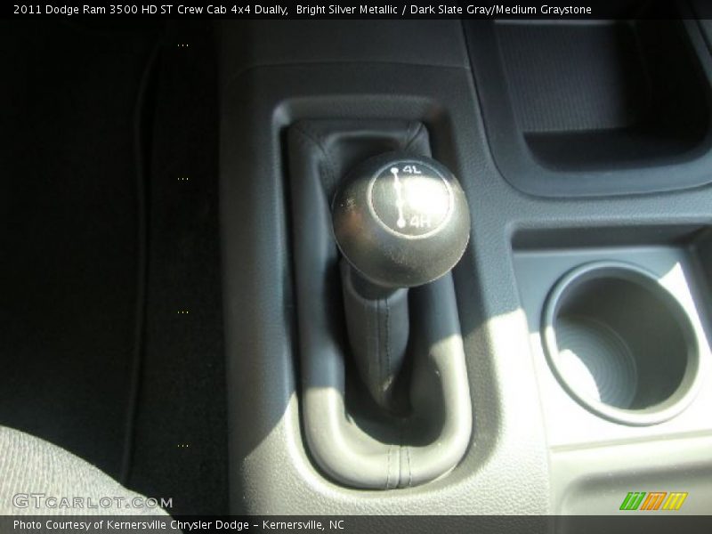 Bright Silver Metallic / Dark Slate Gray/Medium Graystone 2011 Dodge Ram 3500 HD ST Crew Cab 4x4 Dually