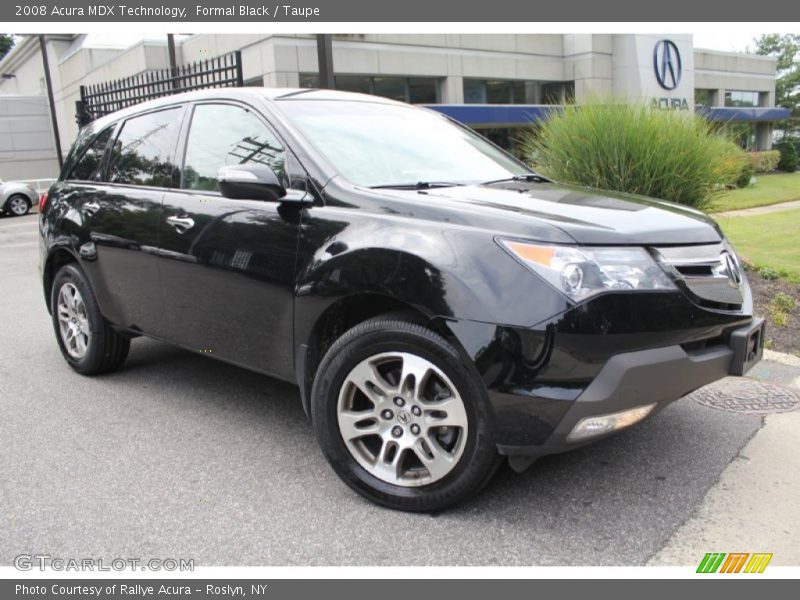 Formal Black / Taupe 2008 Acura MDX Technology