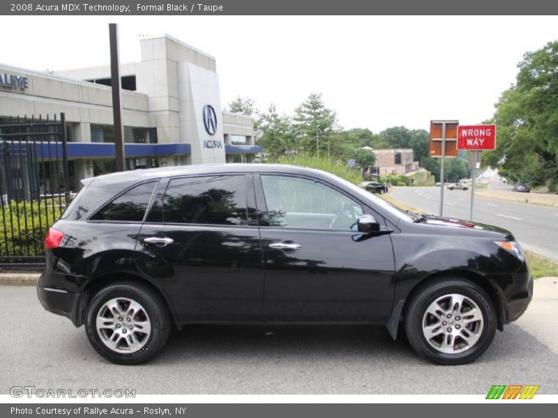 Formal Black / Taupe 2008 Acura MDX Technology