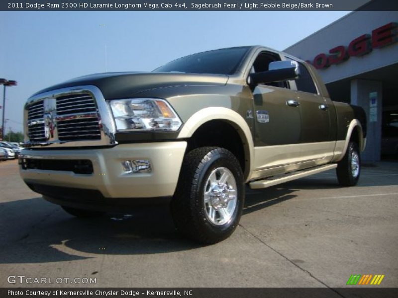 Front 3/4 View of 2011 Ram 2500 HD Laramie Longhorn Mega Cab 4x4