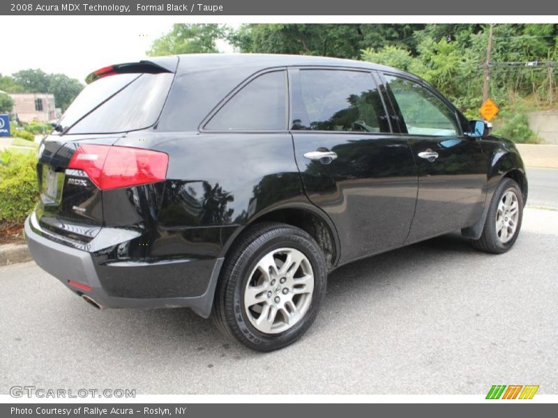 Formal Black / Taupe 2008 Acura MDX Technology