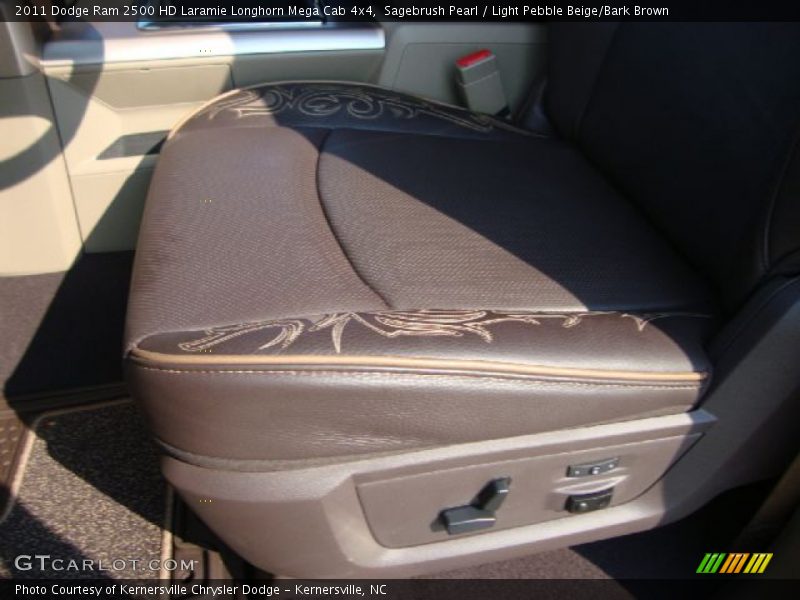  2011 Ram 2500 HD Laramie Longhorn Mega Cab 4x4 Light Pebble Beige/Bark Brown Interior
