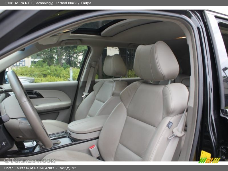 Formal Black / Taupe 2008 Acura MDX Technology