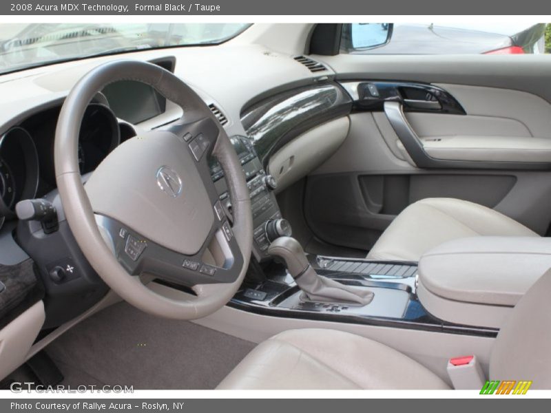 Formal Black / Taupe 2008 Acura MDX Technology