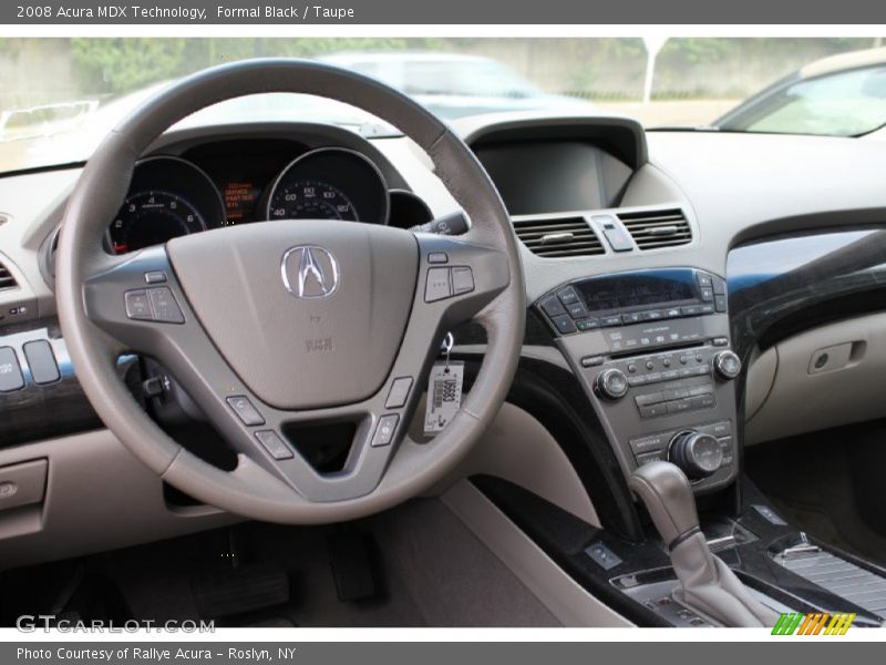 Formal Black / Taupe 2008 Acura MDX Technology