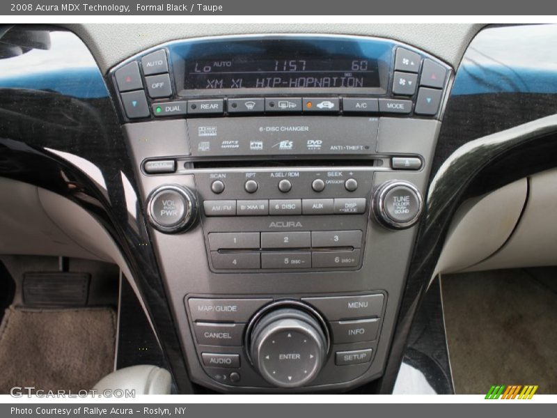 Formal Black / Taupe 2008 Acura MDX Technology