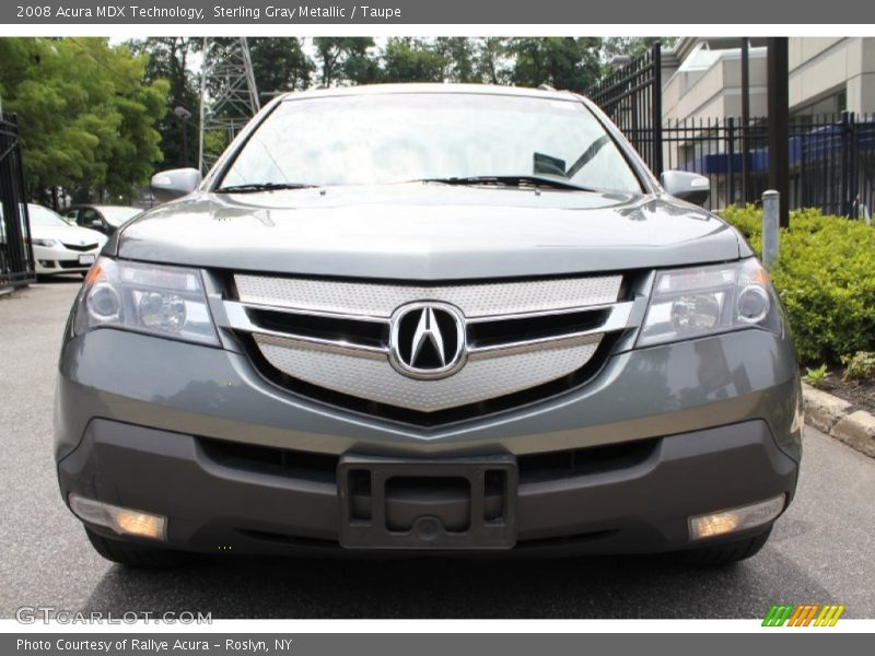 Sterling Gray Metallic / Taupe 2008 Acura MDX Technology