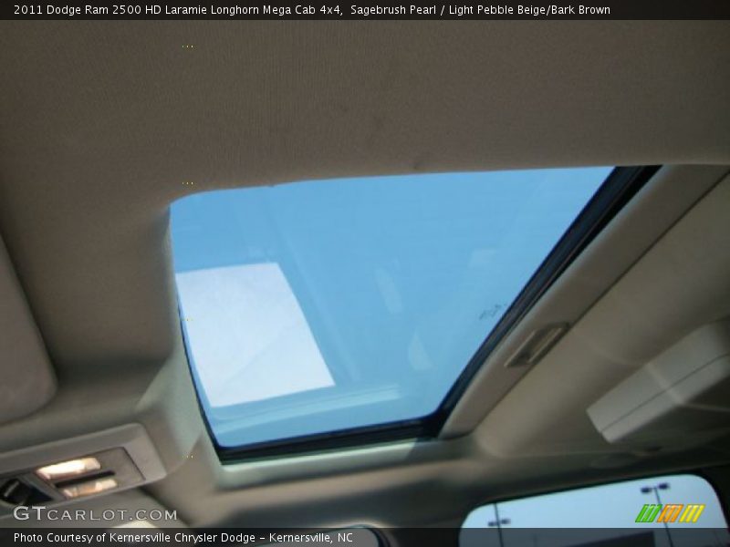 Sagebrush Pearl / Light Pebble Beige/Bark Brown 2011 Dodge Ram 2500 HD Laramie Longhorn Mega Cab 4x4