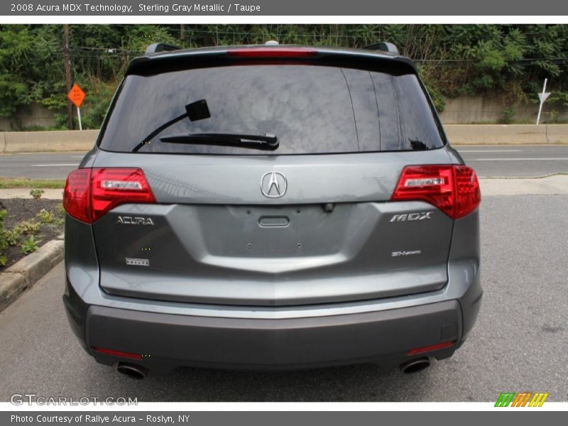 Sterling Gray Metallic / Taupe 2008 Acura MDX Technology