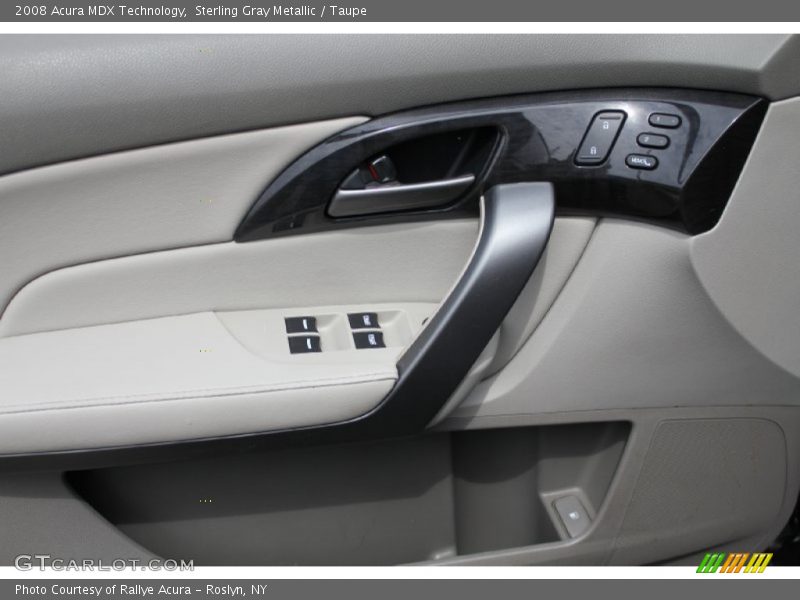 Sterling Gray Metallic / Taupe 2008 Acura MDX Technology