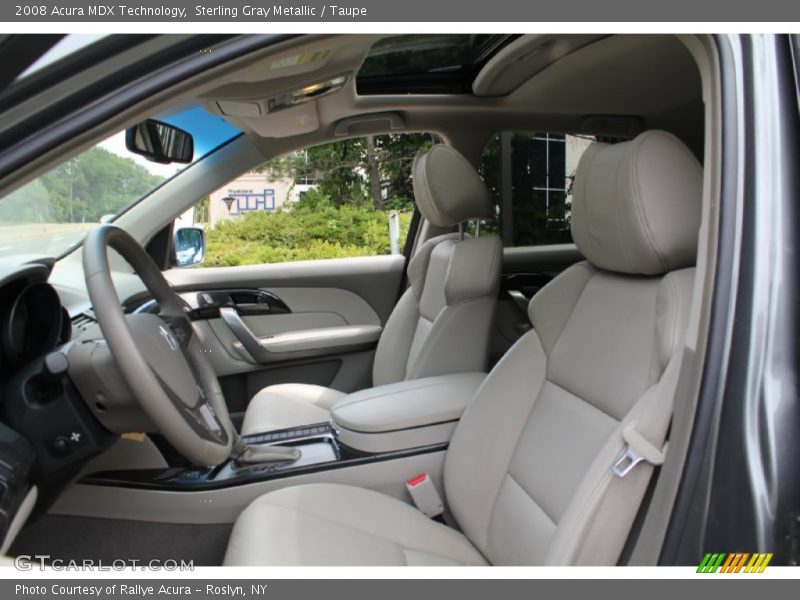 Sterling Gray Metallic / Taupe 2008 Acura MDX Technology