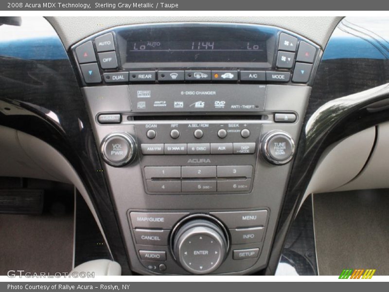 Sterling Gray Metallic / Taupe 2008 Acura MDX Technology