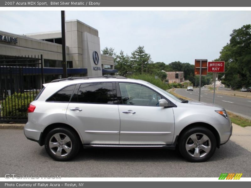 Billet Silver Metallic / Ebony 2007 Acura MDX Sport