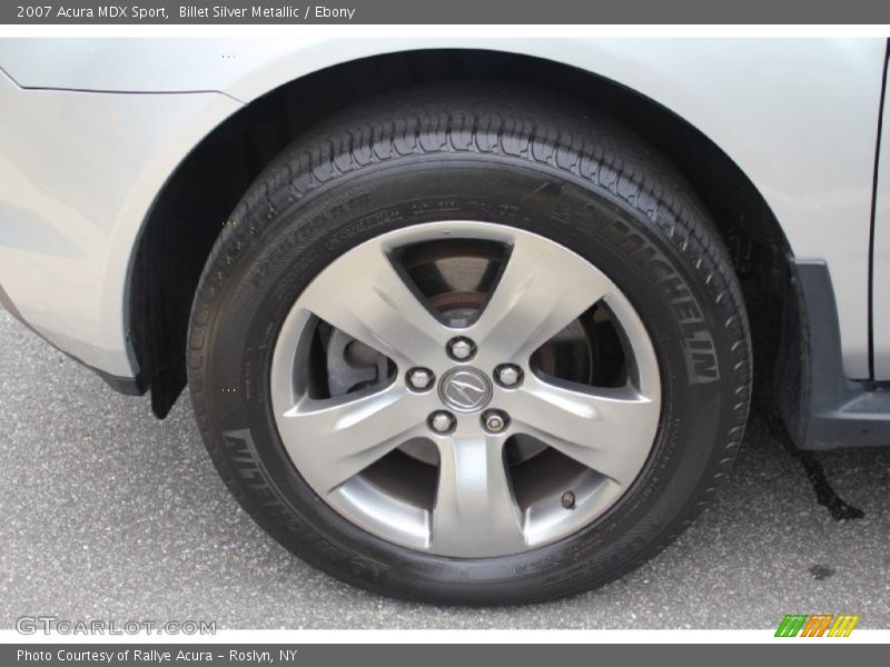 Billet Silver Metallic / Ebony 2007 Acura MDX Sport