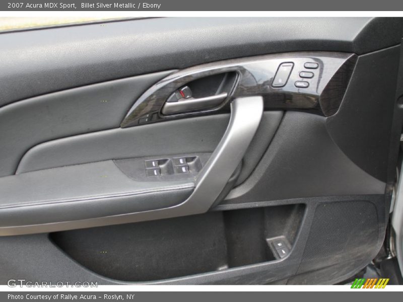 Billet Silver Metallic / Ebony 2007 Acura MDX Sport