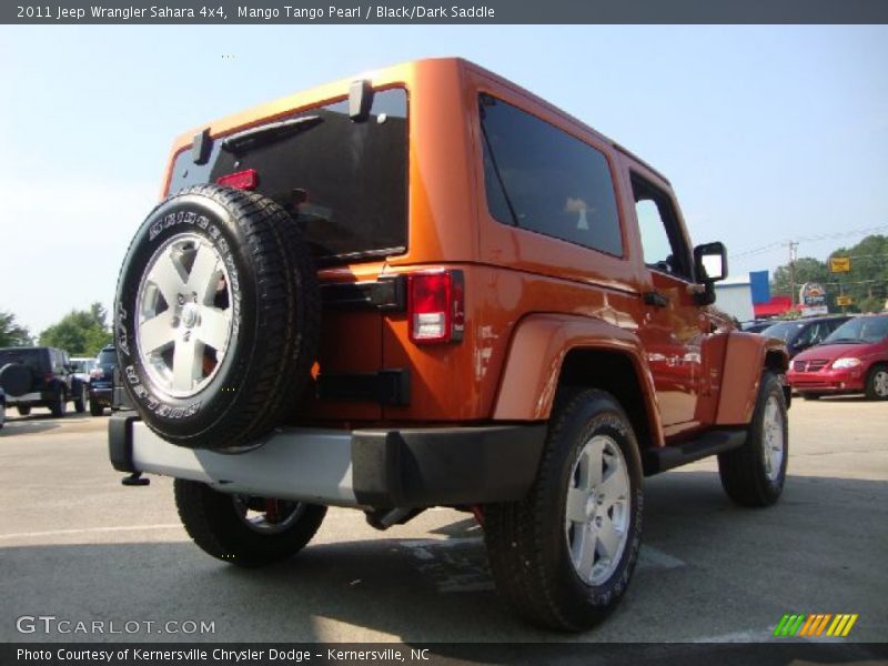 Mango Tango Pearl / Black/Dark Saddle 2011 Jeep Wrangler Sahara 4x4